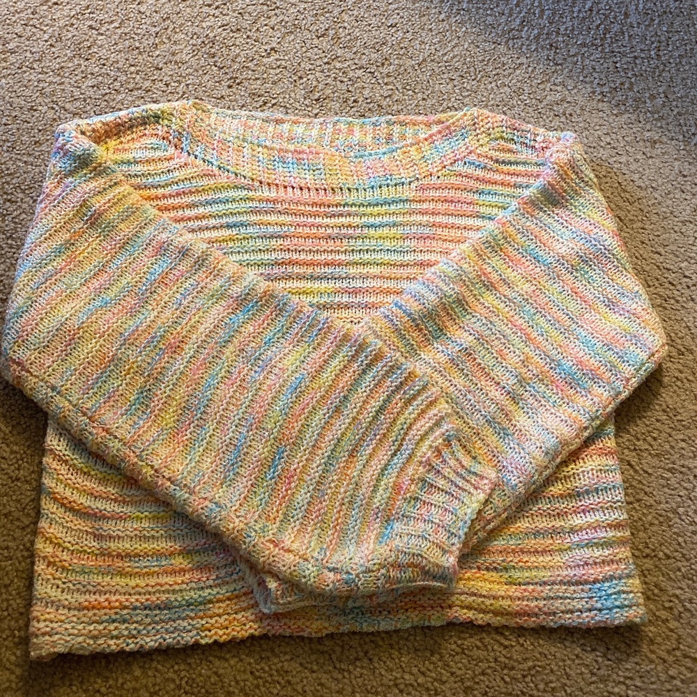 Multi-colored sweater